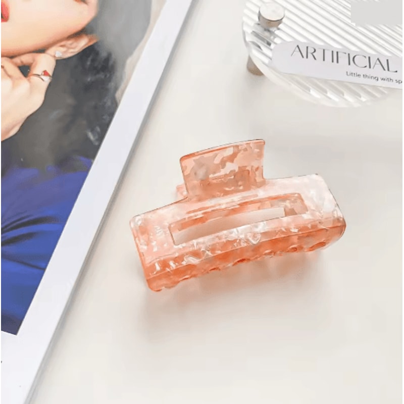 Vintage Tortoiseshell Hair Claw Clip For Women 10