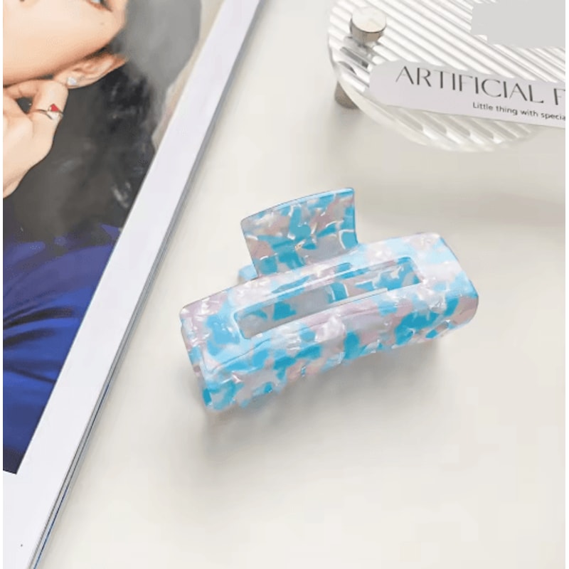 Vintage Tortoiseshell Hair Claw Clip For Women 12