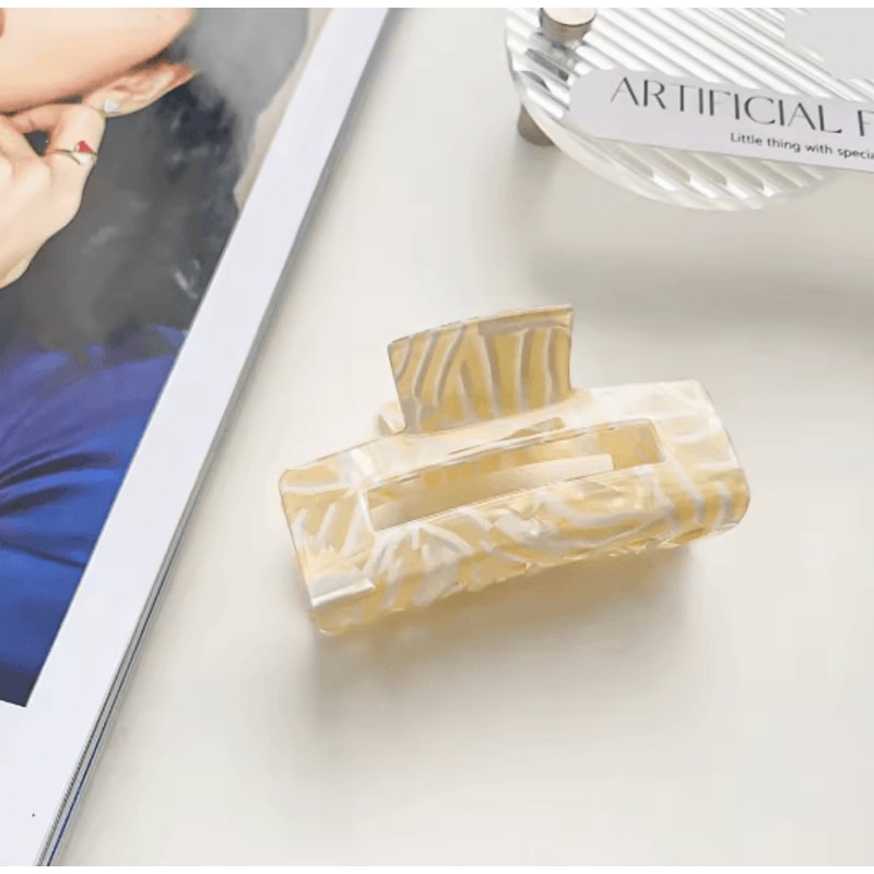 Vintage Tortoiseshell Hair Claw Clip For Women 13