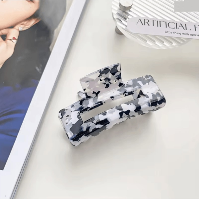 Vintage Tortoiseshell Hair Claw Clip For Women 8