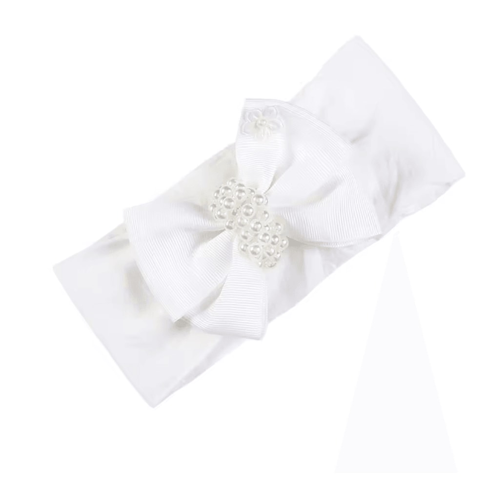 Soft Pearl Knot Baby Headband 4