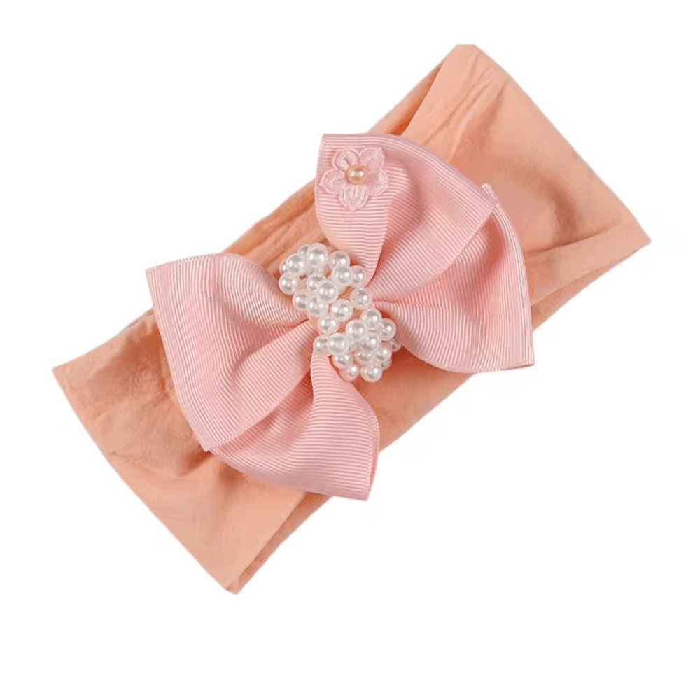 Soft Pearl Knot Baby Headband 6