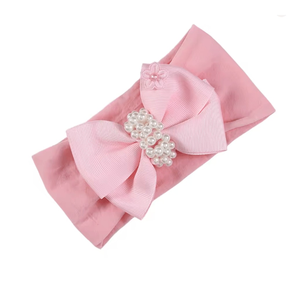 Soft Pearl Knot Baby Headband 7