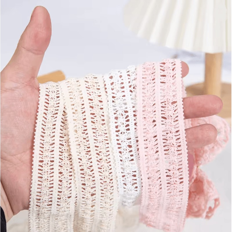 Lace Pearl Baby Headband 3