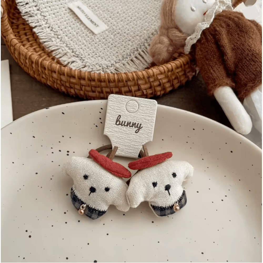 Cartoon Animal Elastic Hair Bands For Kids 9