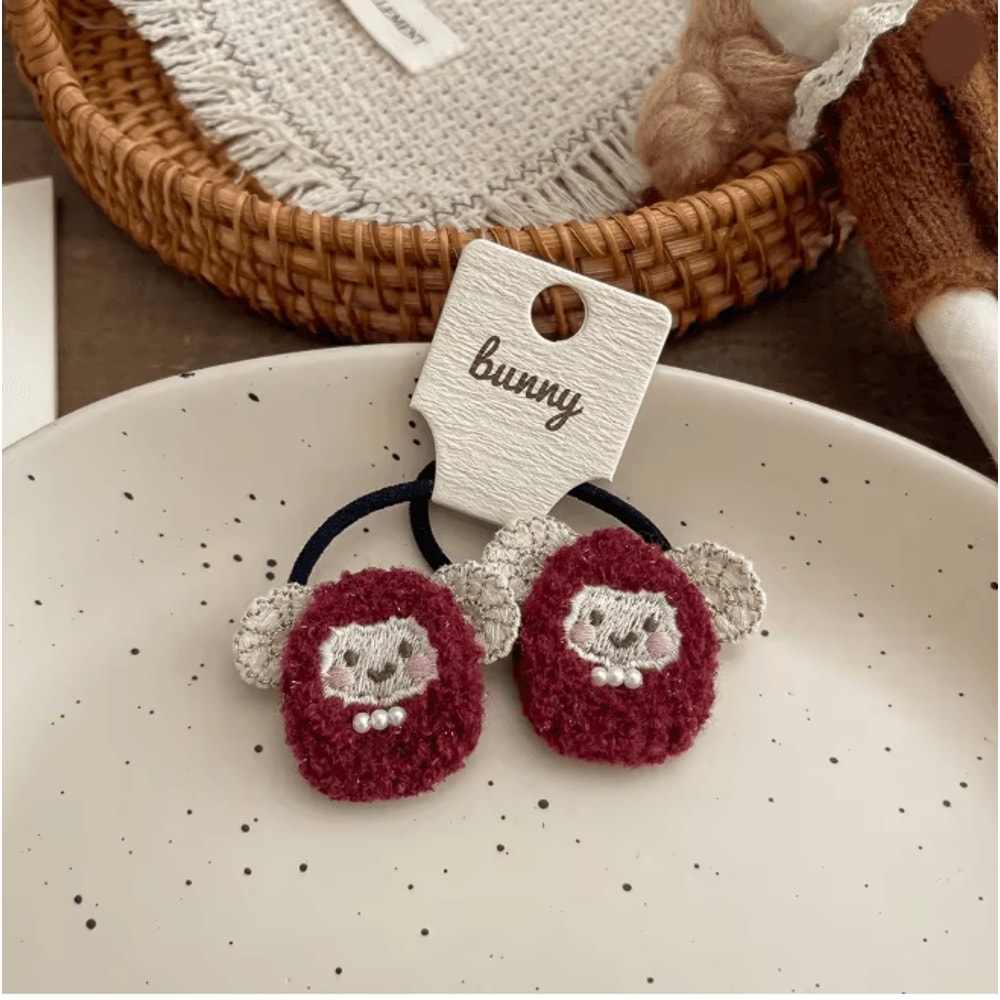 Cartoon Animal Elastic Hair Bands For Kids 5