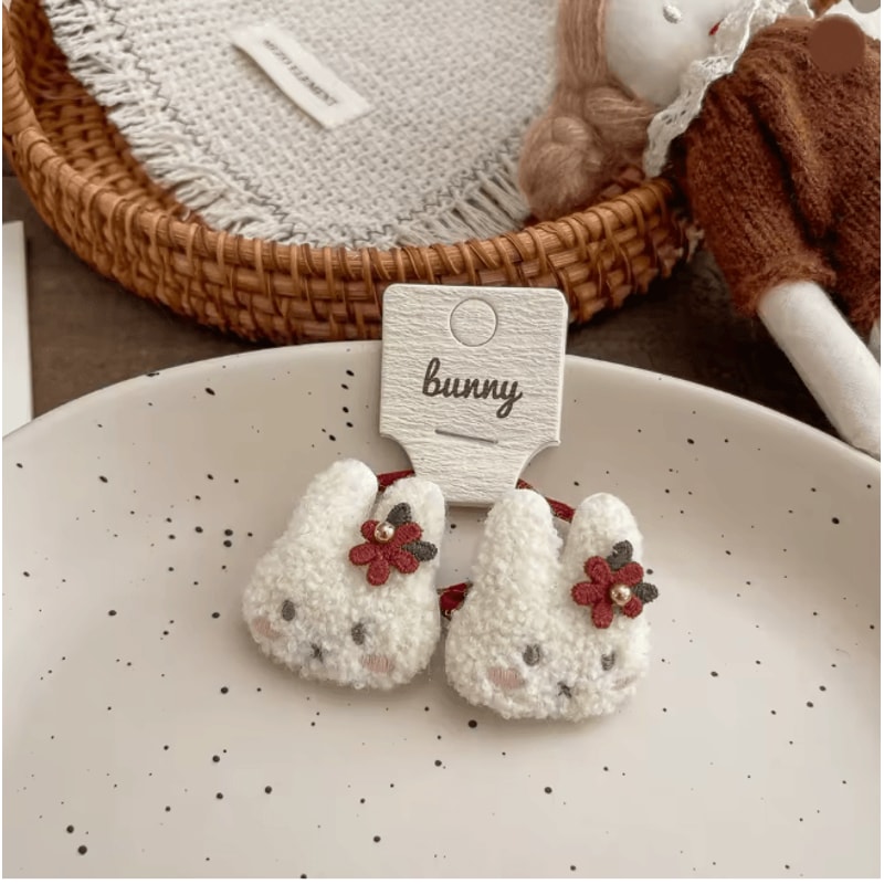 Cartoon Animal Elastic Hair Bands For Kids 7