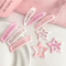 Frosted Star Mini Hair Clips Set 2