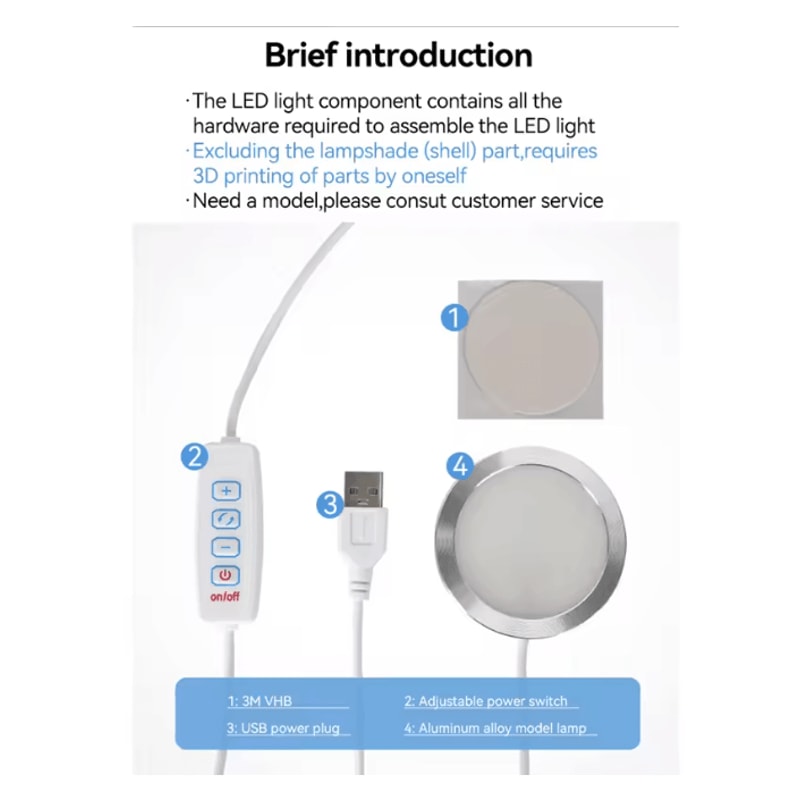 BambuLab Led Light Kit Upgrade 1