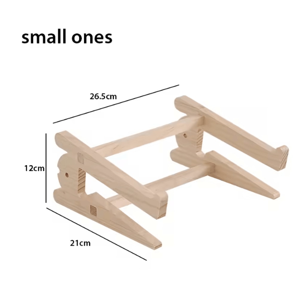 WoodRise Vertical Laptop Stand 4