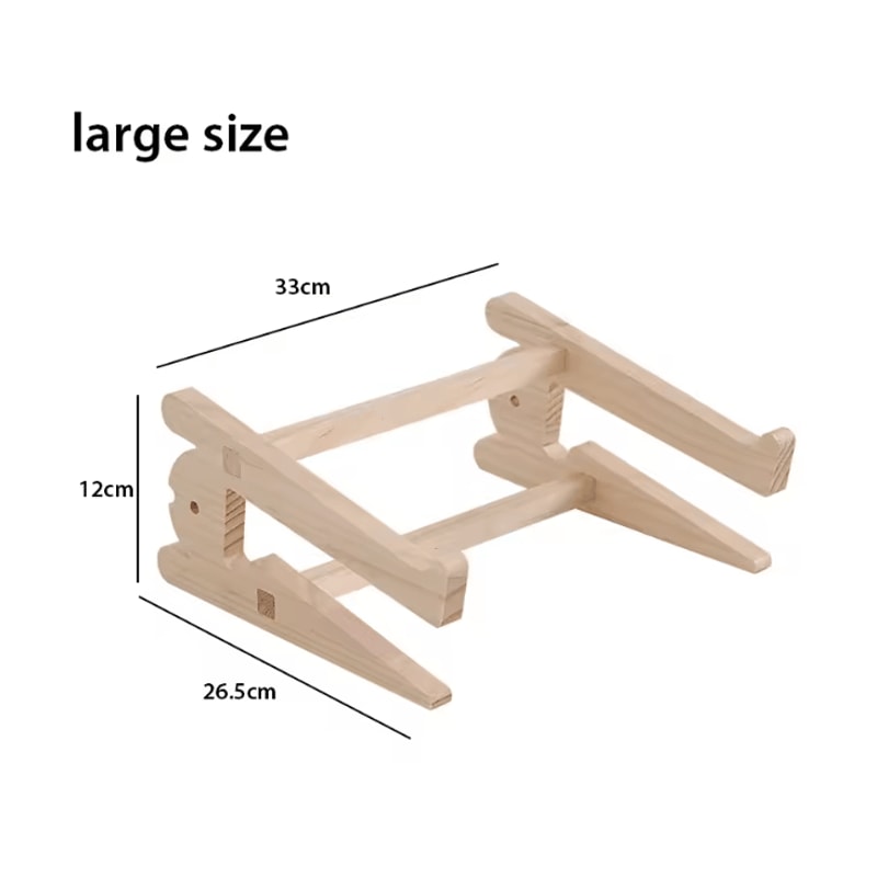 WoodRise Vertical Laptop Stand 5