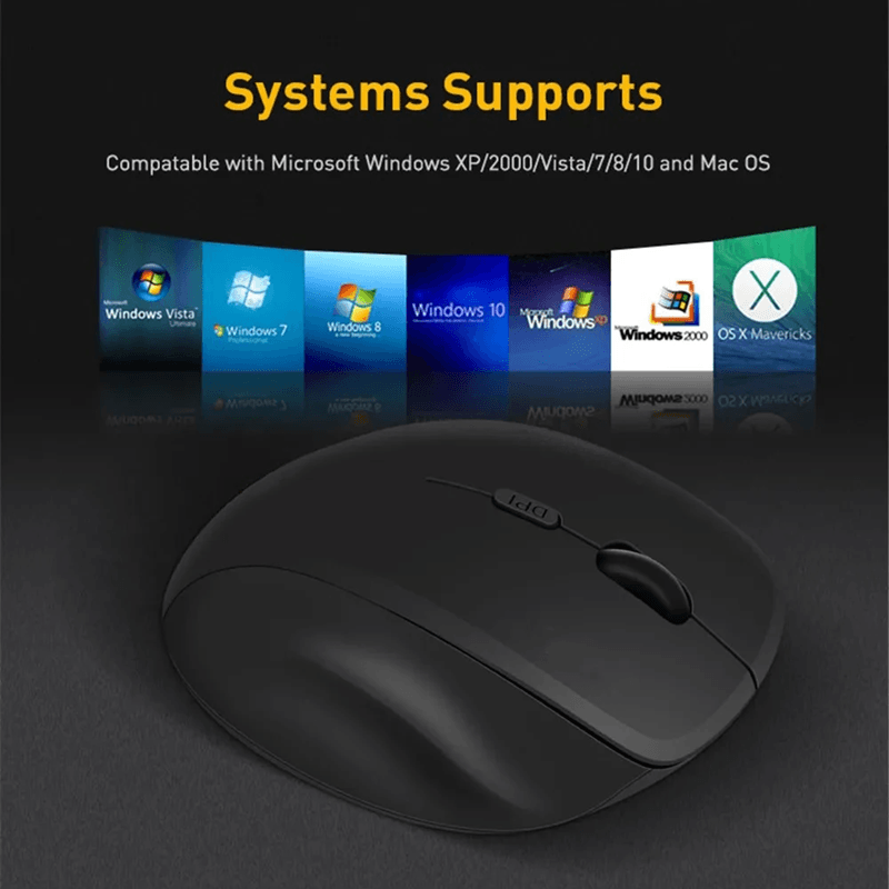 GlideEase Wireless Ergonomic Mouse 2