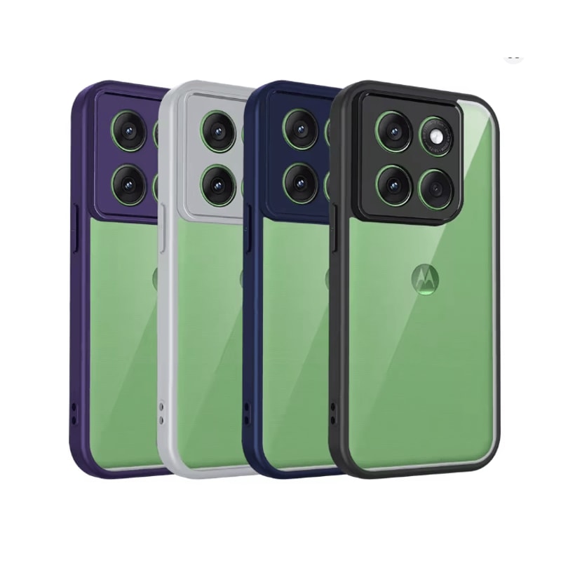 Premium Clear Shockproof Silicone Bumper Case For Motorola Edge 70 3