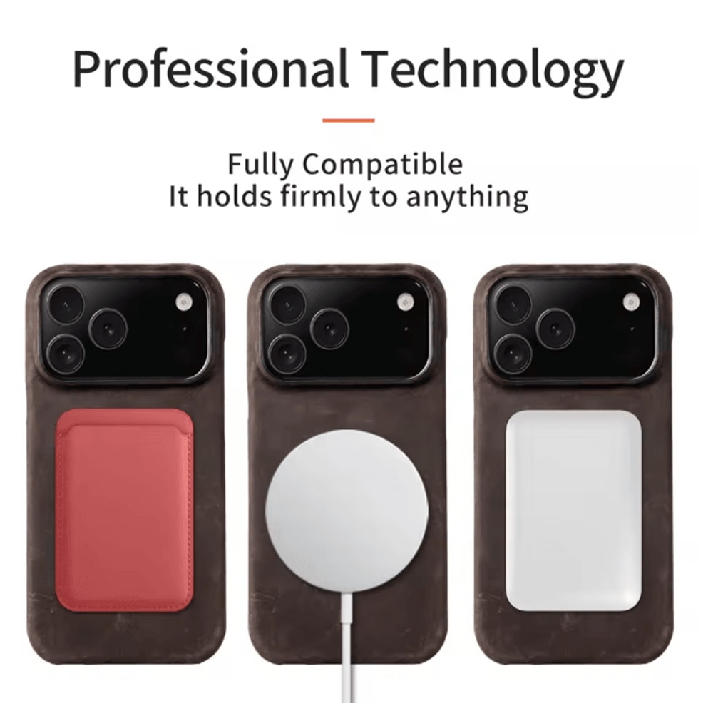 Genuine Leather Magnetic Case For IPhone 17 And 16 Series 2