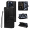 PU Leather Wallet Phone Case With Lanyard For Samsung Galaxy Flip Cover Card Holder 3
