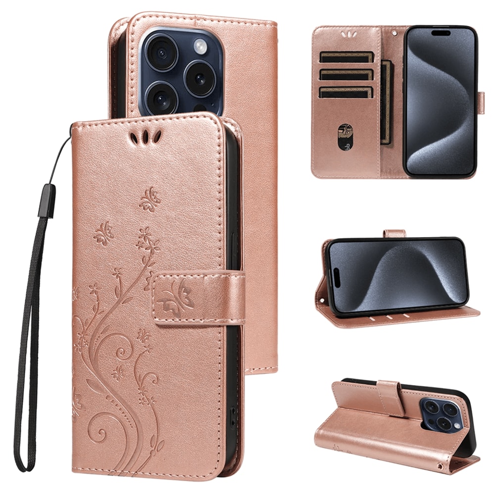 PU Leather Wallet Phone Case With Lanyard For Samsung Galaxy Flip Cover Card Holder 5