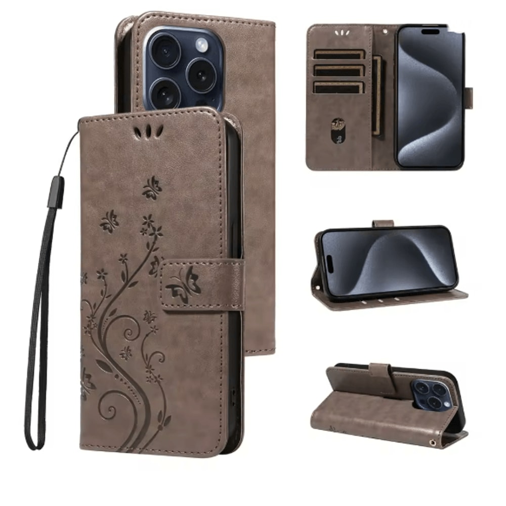 PU Leather Wallet Phone Case With Lanyard For Samsung Galaxy Flip Cover Card Holder 6