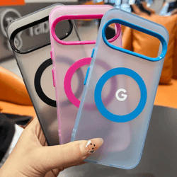 magnetic skin feel case for google pixel wireless charging back cover