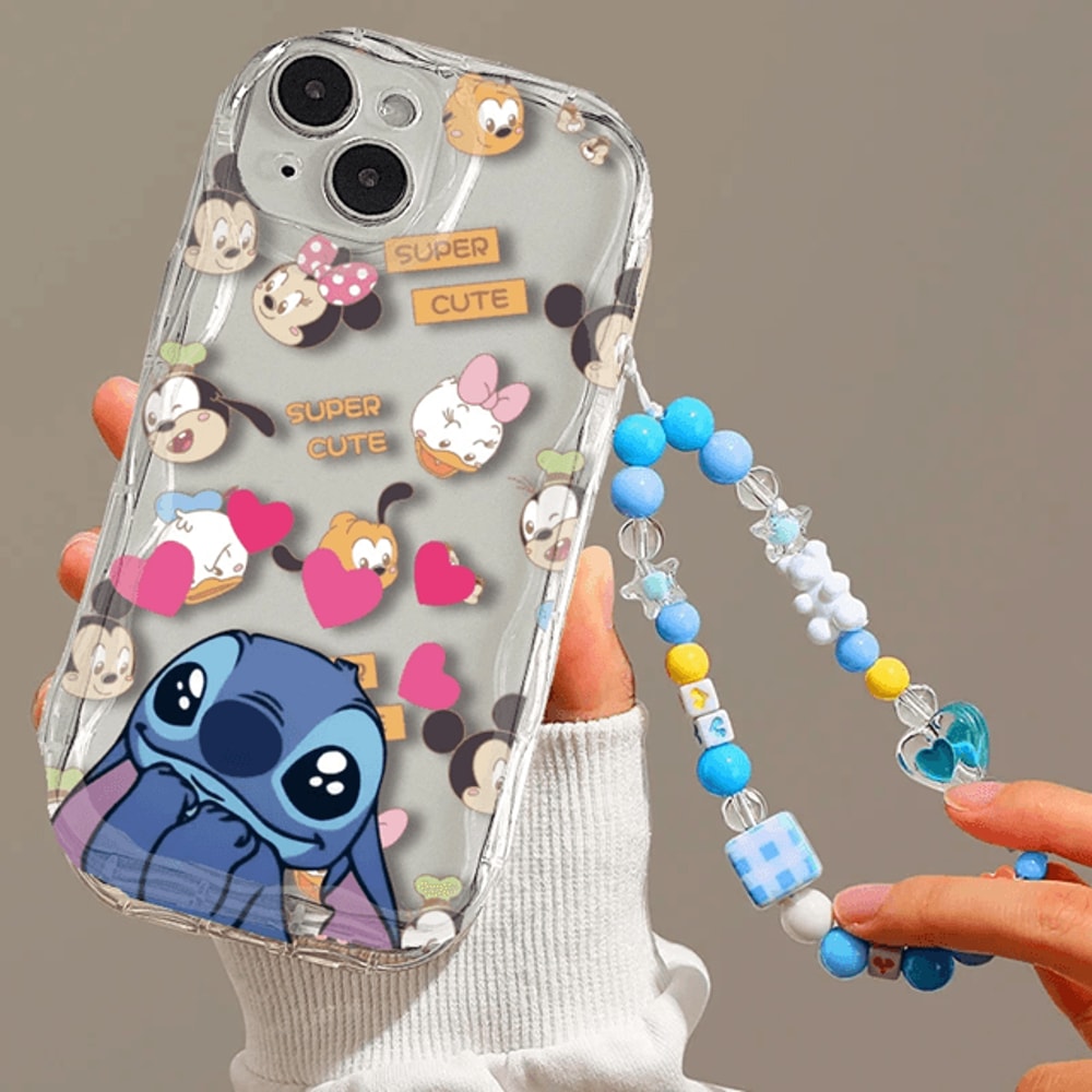 Cute Stitch Cartoon TPU Case For IPhone Soft Protective Cover 0