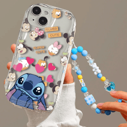 cute stitch cartoon tpu case for iphone soft protective cover