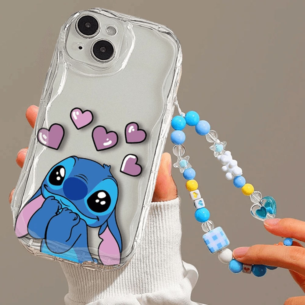 Cute Stitch Cartoon TPU Case For IPhone Soft Protective Cover 1