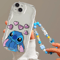 Cute Stitch Cartoon TPU Case For IPhone Soft Protective Cover 1
