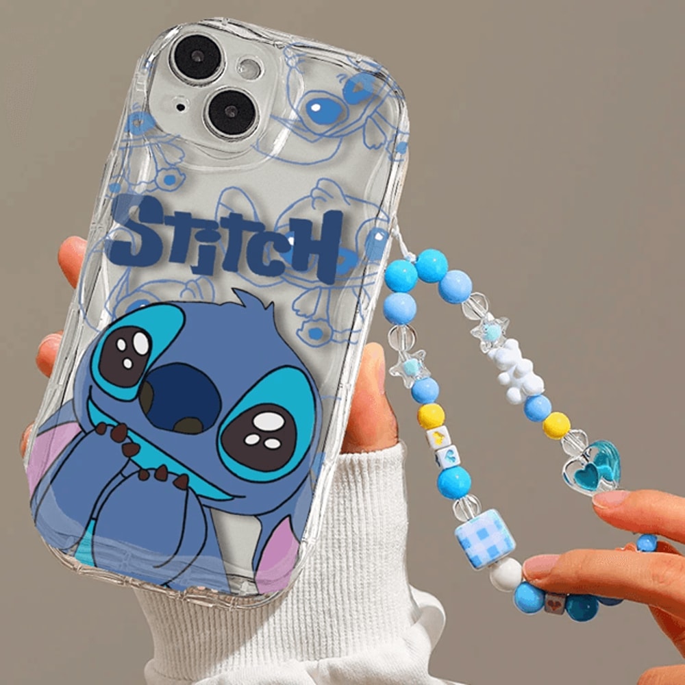 Cute Stitch Cartoon TPU Case For IPhone Soft Protective Cover 3