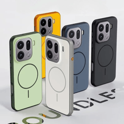 magnetic skin feel case for oppo find x9 shockproof wireless charging cover