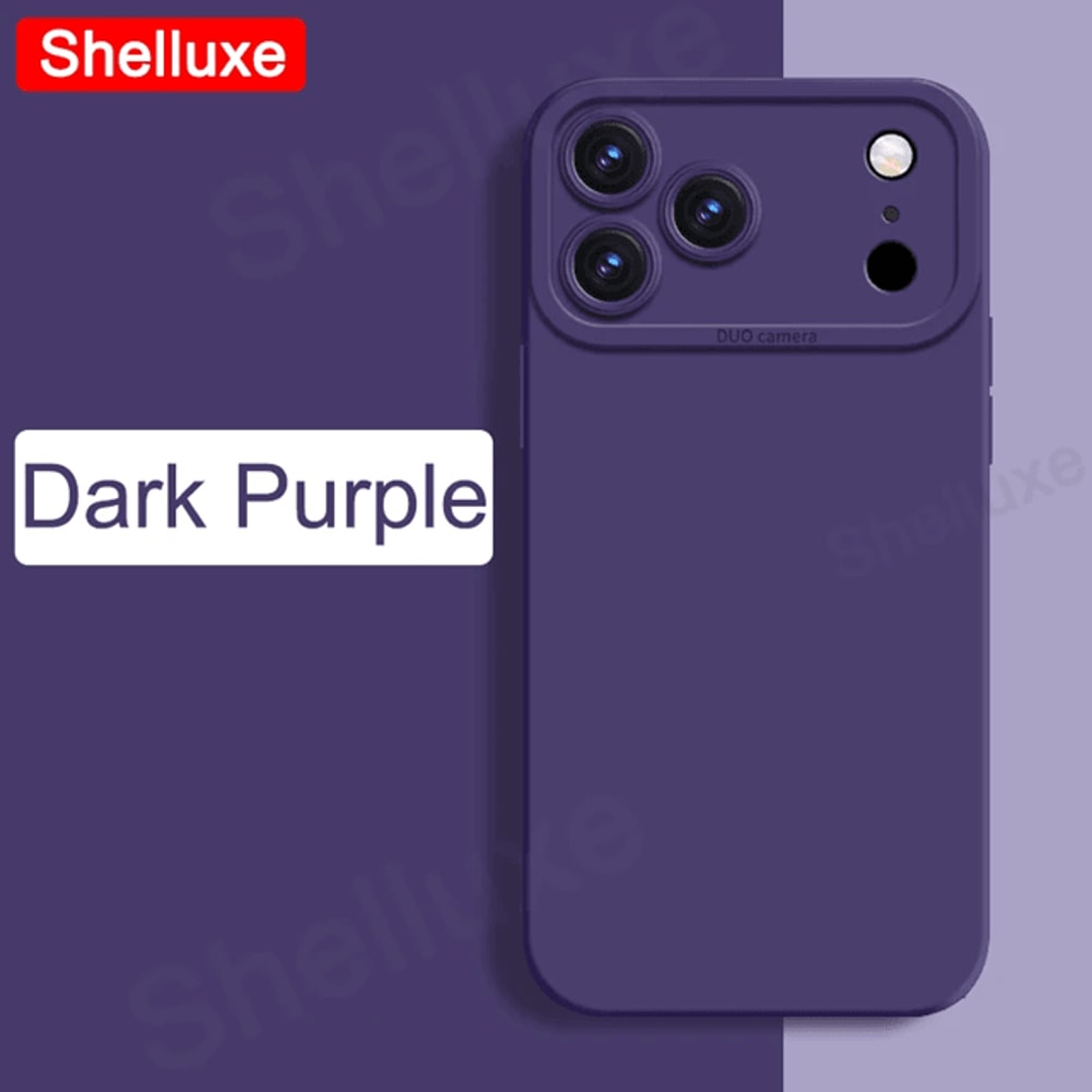 Silky Liquid Silicone Square Case For IPhone 17 Pro Max Soft Touch Protective Cover 11