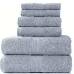 soft absorbent cotton bath towel set for bathroom and hotel use