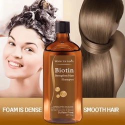 biotin hair growth shampoo for thicker stronger looking hair anti hair loss care