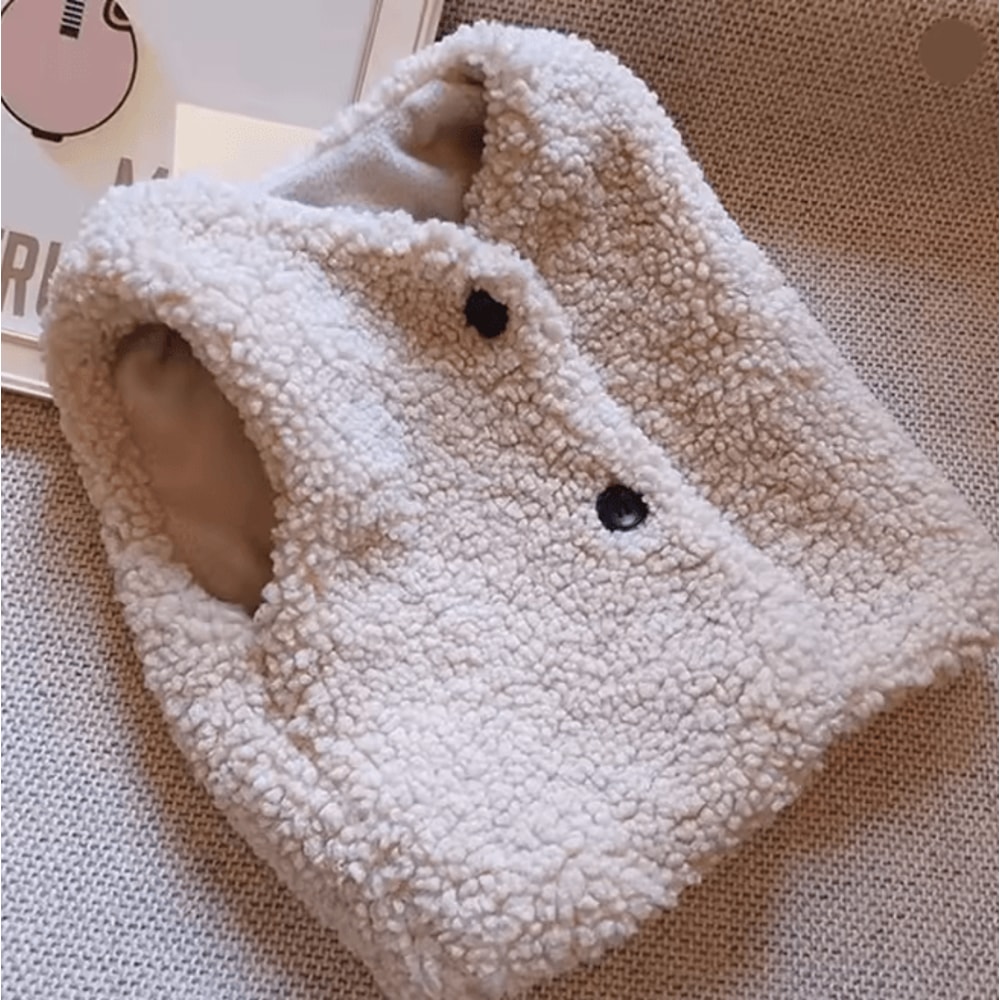CozyLamb Winter Baby Plush Vest Soft Warm Waistcoat For Girls And Boys 4