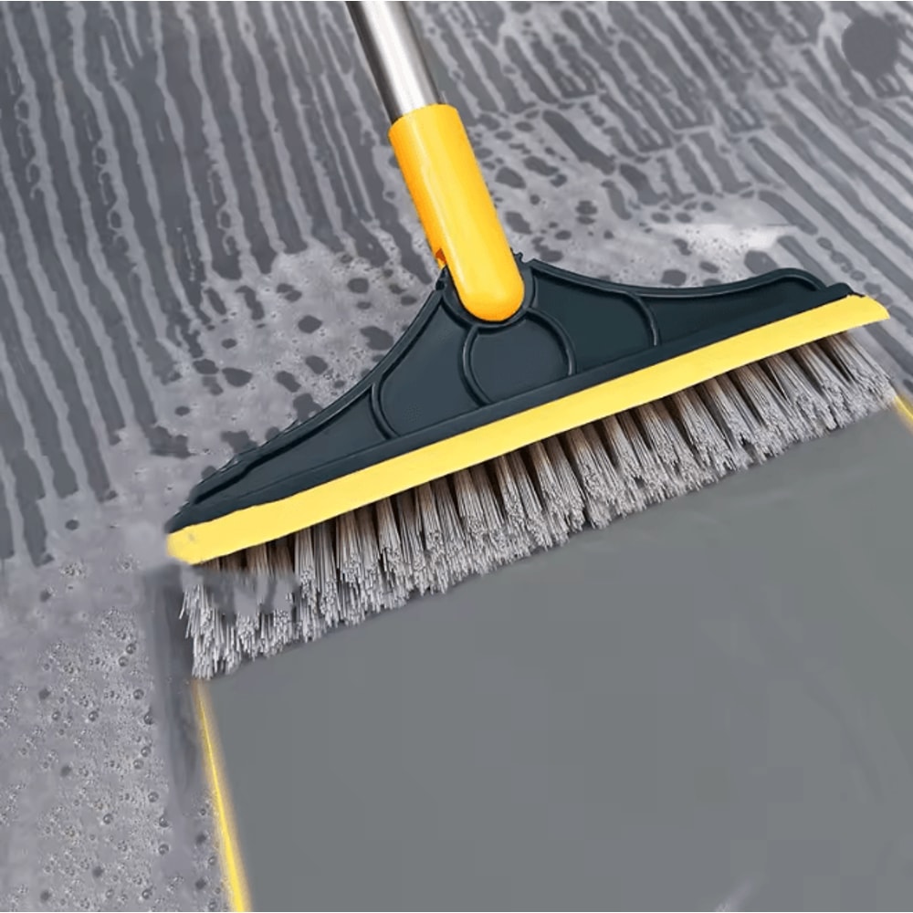 CleanReach Long Handle Floor Cleaning Brush For Bathroom Tile And Walls 1