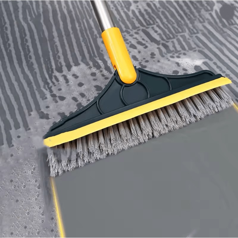 CleanReach Long Handle Floor Cleaning Brush For Bathroom Tile And Walls 1