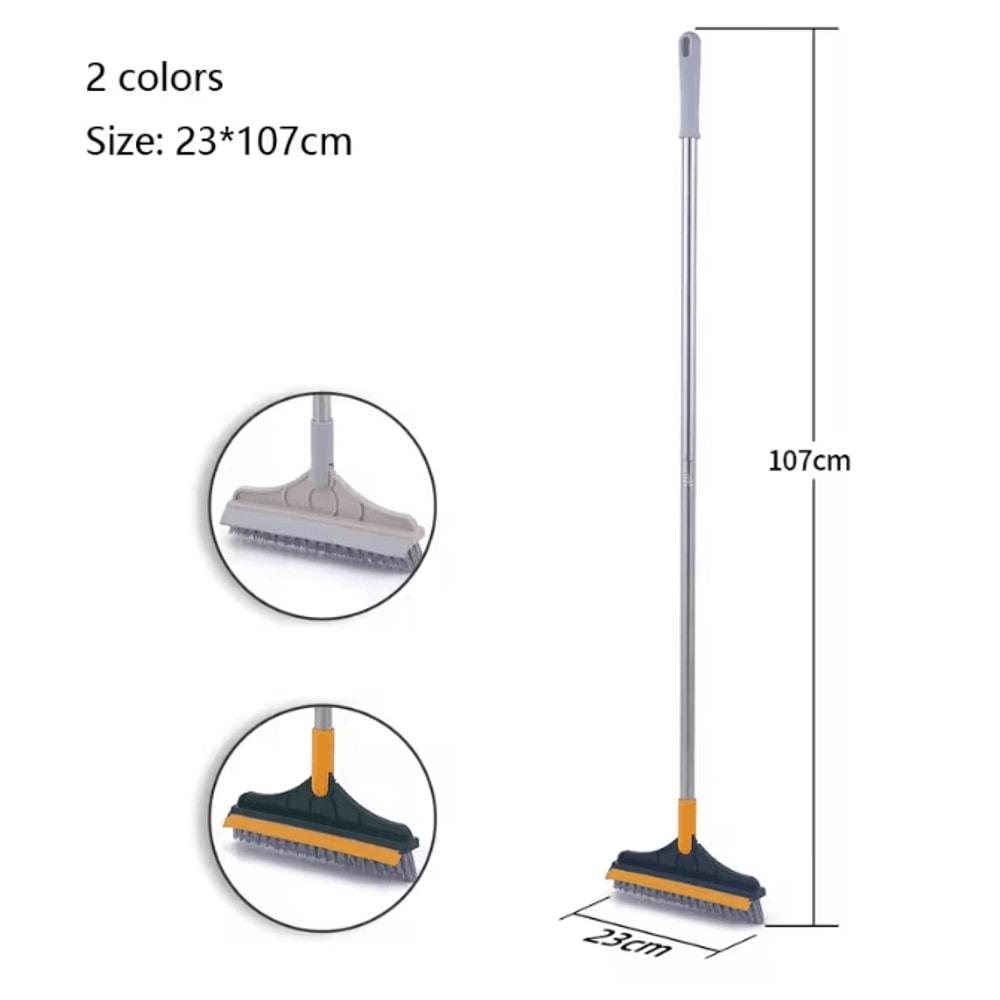 CleanReach Long Handle Floor Cleaning Brush For Bathroom Tile And Walls 3