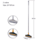 CleanReach Long Handle Floor Cleaning Brush For Bathroom Tile And Walls 3