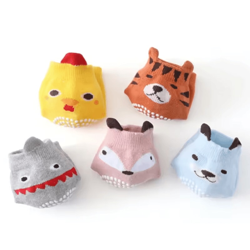 CrawlSafe Baby Knee Pads Anti Slip Cotton Protector For Crawling Babies 3