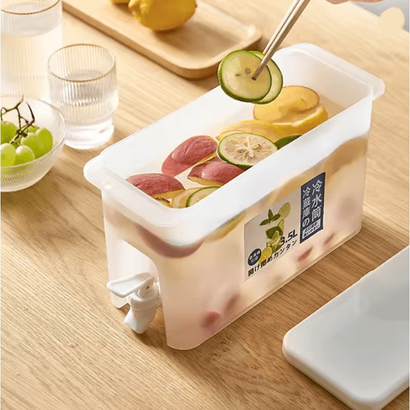 PourEase 35L Beverage Dispenser With Faucet Cold Drink Storage Container 1