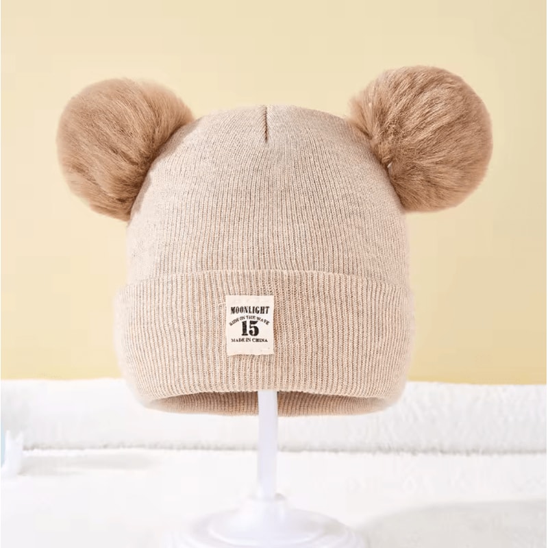 SnugPom Baby Knit Beanie Warm Winter Hat For Boys And Girls 9