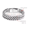 SteelWave Braided Magnetic Bracelet Stainless Steel Fish Scale Design 3