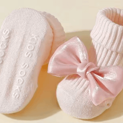 sweetsteps toddler ankle socks with bows soft cotton anti slip set