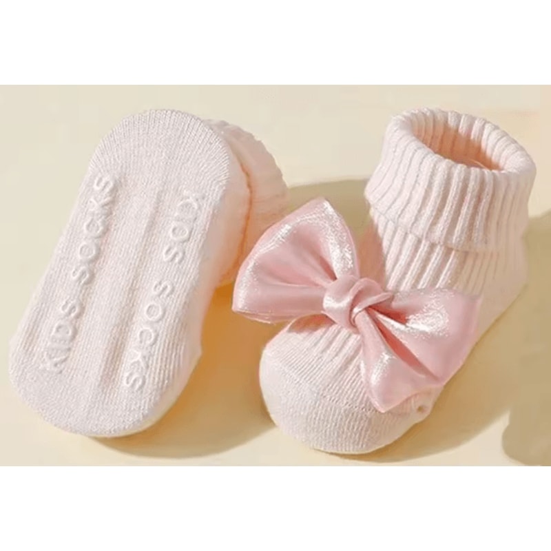 SweetSteps Toddler Ankle Socks With Bows Soft Cotton Anti Slip Set 0