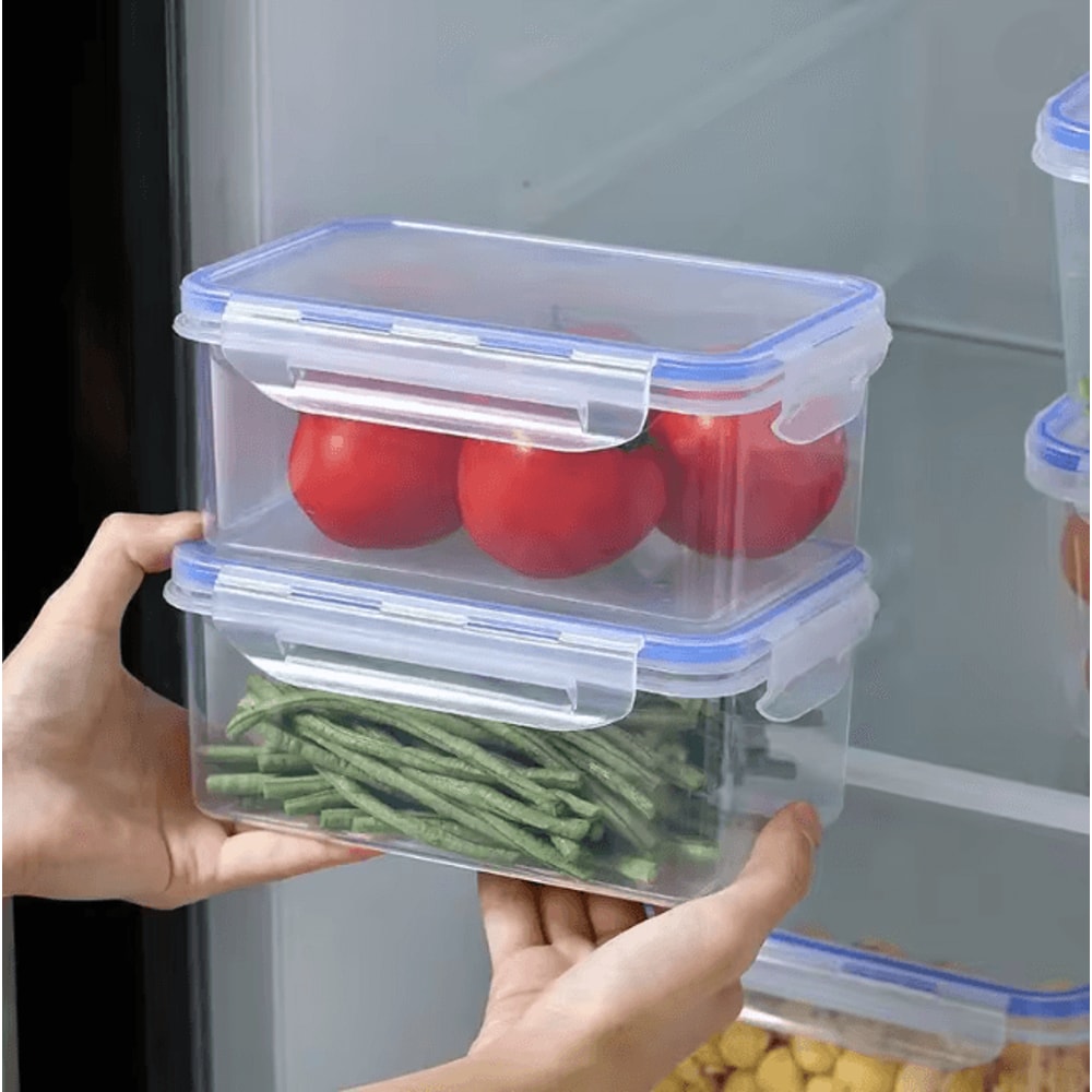 FreshLock Rectangular Food Storage Box Airtight Lunch Container With Lid 2