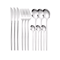 ElegancePro Stainless Steel Cutlery Set 12 Piece Steak Knife Fork And Spoon Set 4