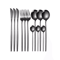 ElegancePro Stainless Steel Cutlery Set 12 Piece Steak Knife Fork And Spoon Set 5