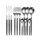 ElegancePro Stainless Steel Cutlery Set 12 Piece Steak Knife Fork And Spoon Set 16