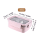 WORTHBUY Stainless Steel Bento Lunch Box Divided Sealed Food Container 8
