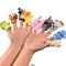 StorySoft Cartoon Finger Puppet Set Plush Hand Dolls For Kids 3