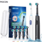 CleanSpin Pro Electric Toothbrush Rotary Rechargeable With Soft Brush Heads 0