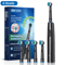 CleanSpin Pro Electric Toothbrush Rotary Rechargeable With Soft Brush Heads 4